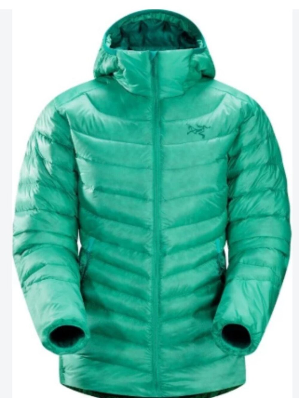 Arc'teryx Cerium LT Hoody Women's Full Zip Puffer Down Insulated Green Sz Medium